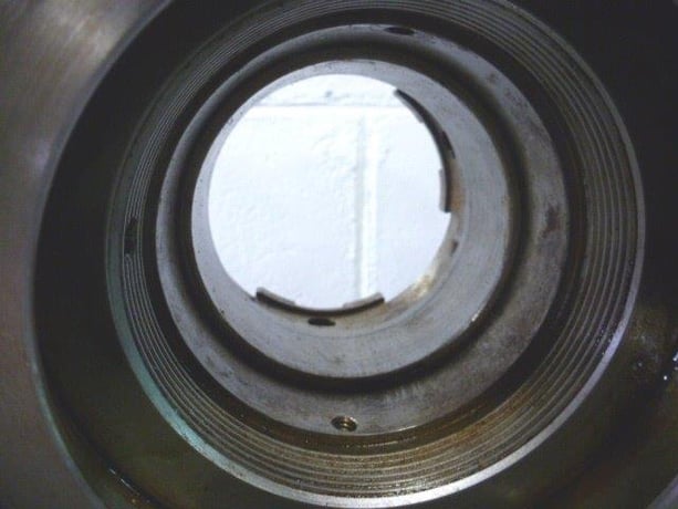 10" SP Sheffer, 3-jaw power chuck, 3" hole, steel body, A1-8, s/n #10CC1922, #17222 - Image 8