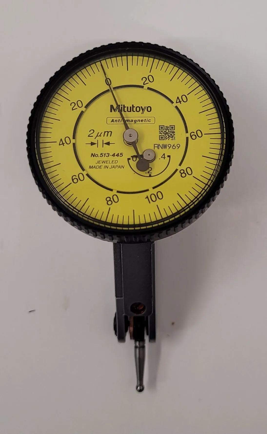 Mitutoyo #513-445, dial test indicator, carbide contact point, 0.4 mm range, .002 mm grad. - Image 2