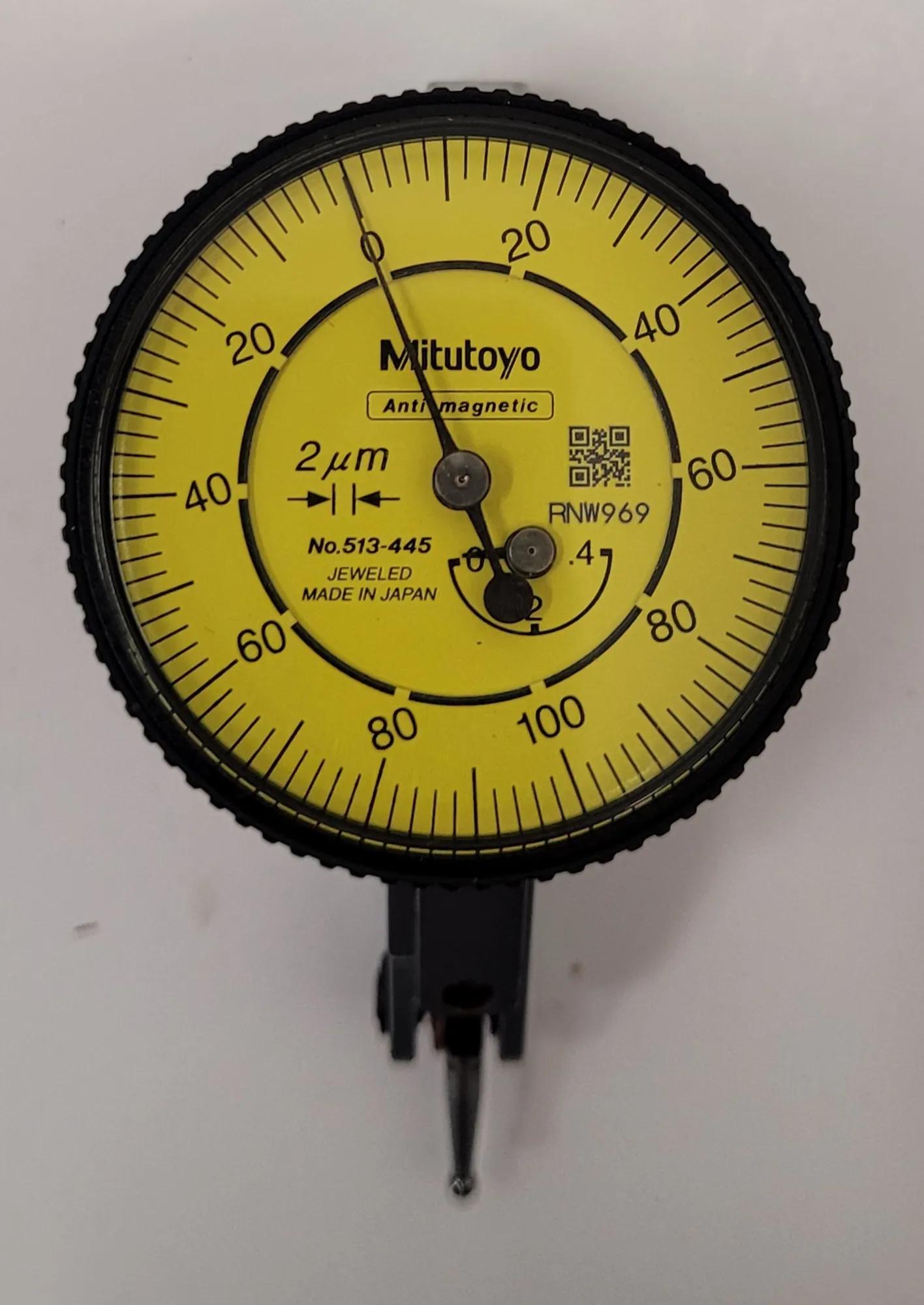 Mitutoyo #513-445, dial test indicator, carbide contact point, 0.4 mm range, .002 mm grad. - Image 6