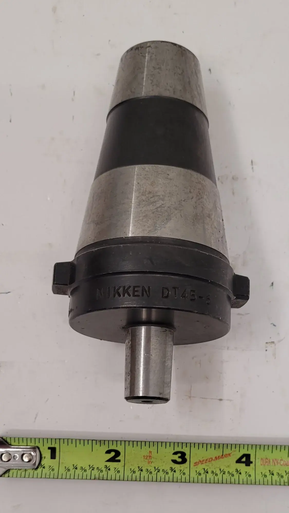 Nikken #DT454-6, CAT 45 tool holder, 1/8" bore, 5-1/4" OAL - Image 1