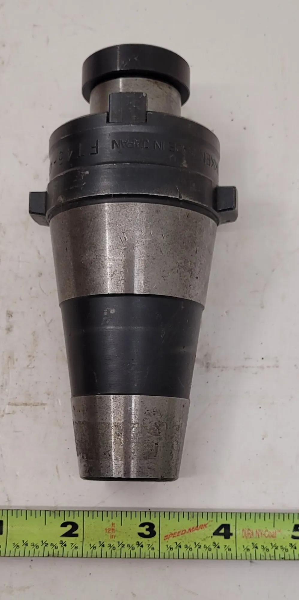 Nikken #FT45-4E, CAT 45 shell mill holder, .6" bore diameter, 2.30" body diameter, 2.125" projection, 5.60" - Image 8