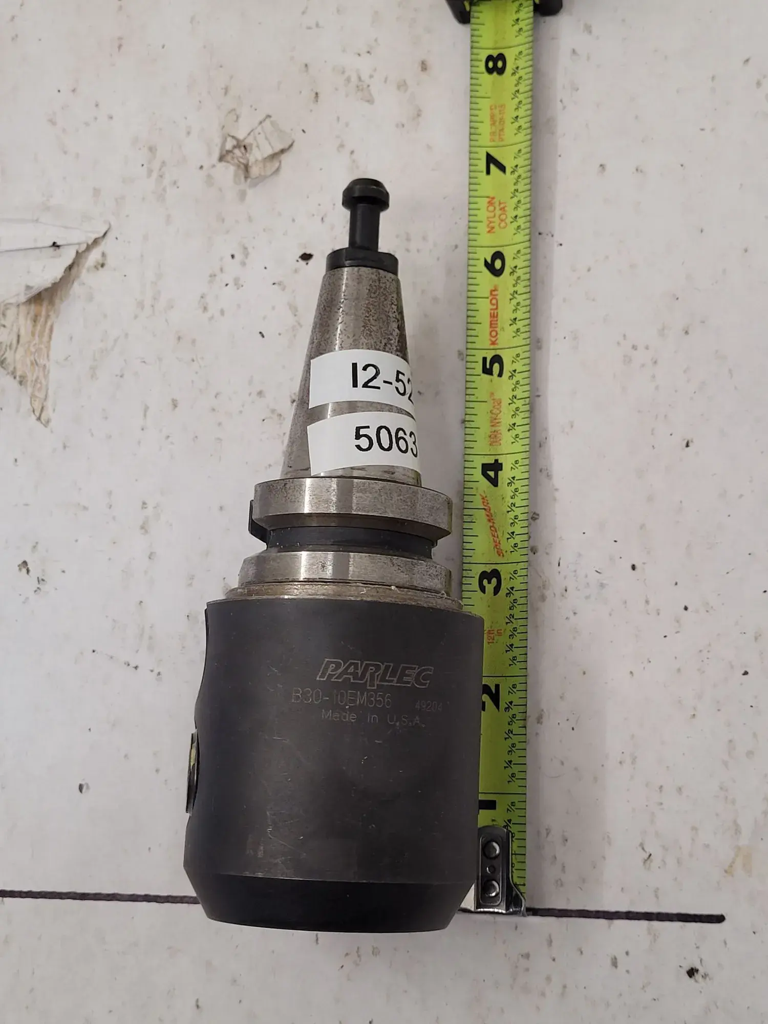 Parlec #B30-10EM356, tool holder, 6" H x 2.5" width - Image 2