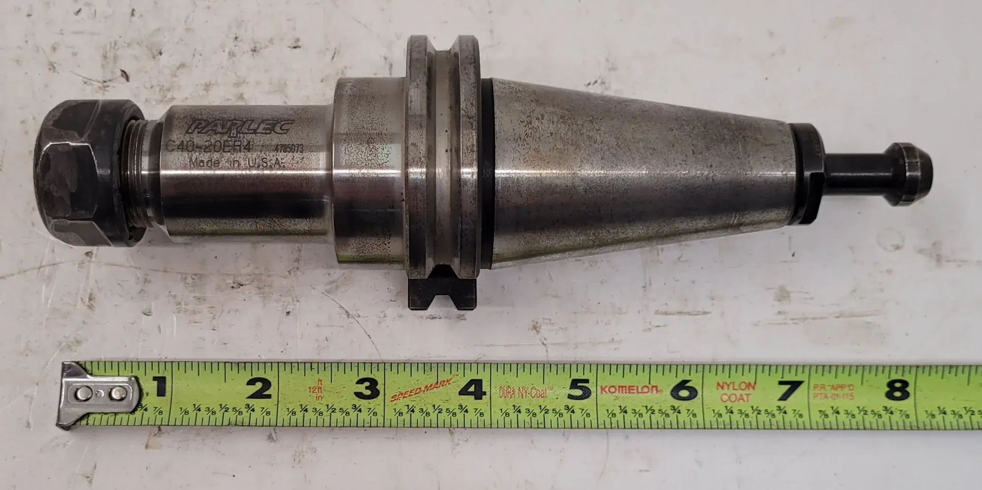 Parlec #C40-20ER4, CAT 40 collet chuck, 4.0" gage length - Image 7