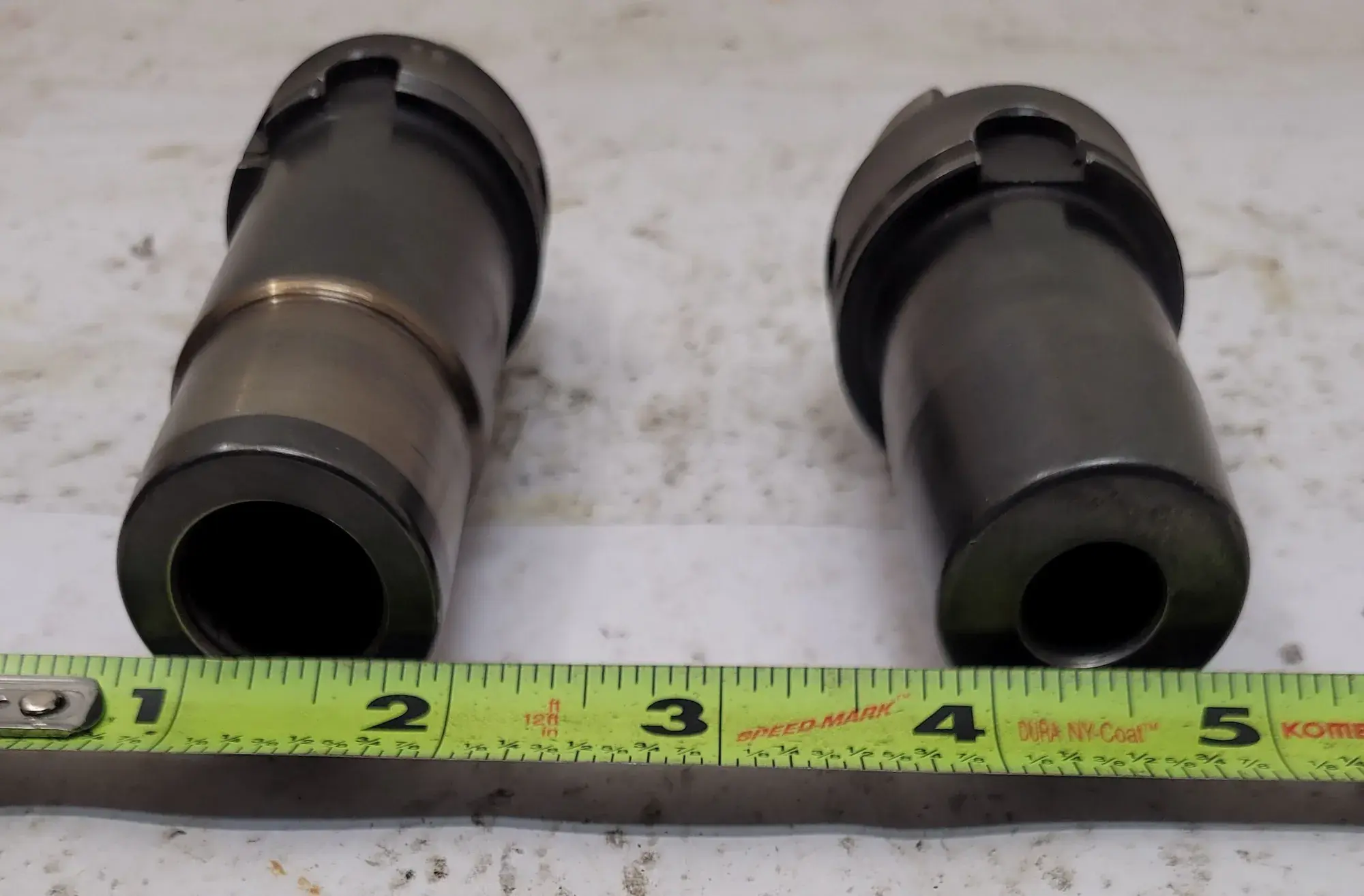 Parlec, HSK40 shrink fit tool holders, LOT of 2, 0.5" and 0.75" clamping diameter - Image 2