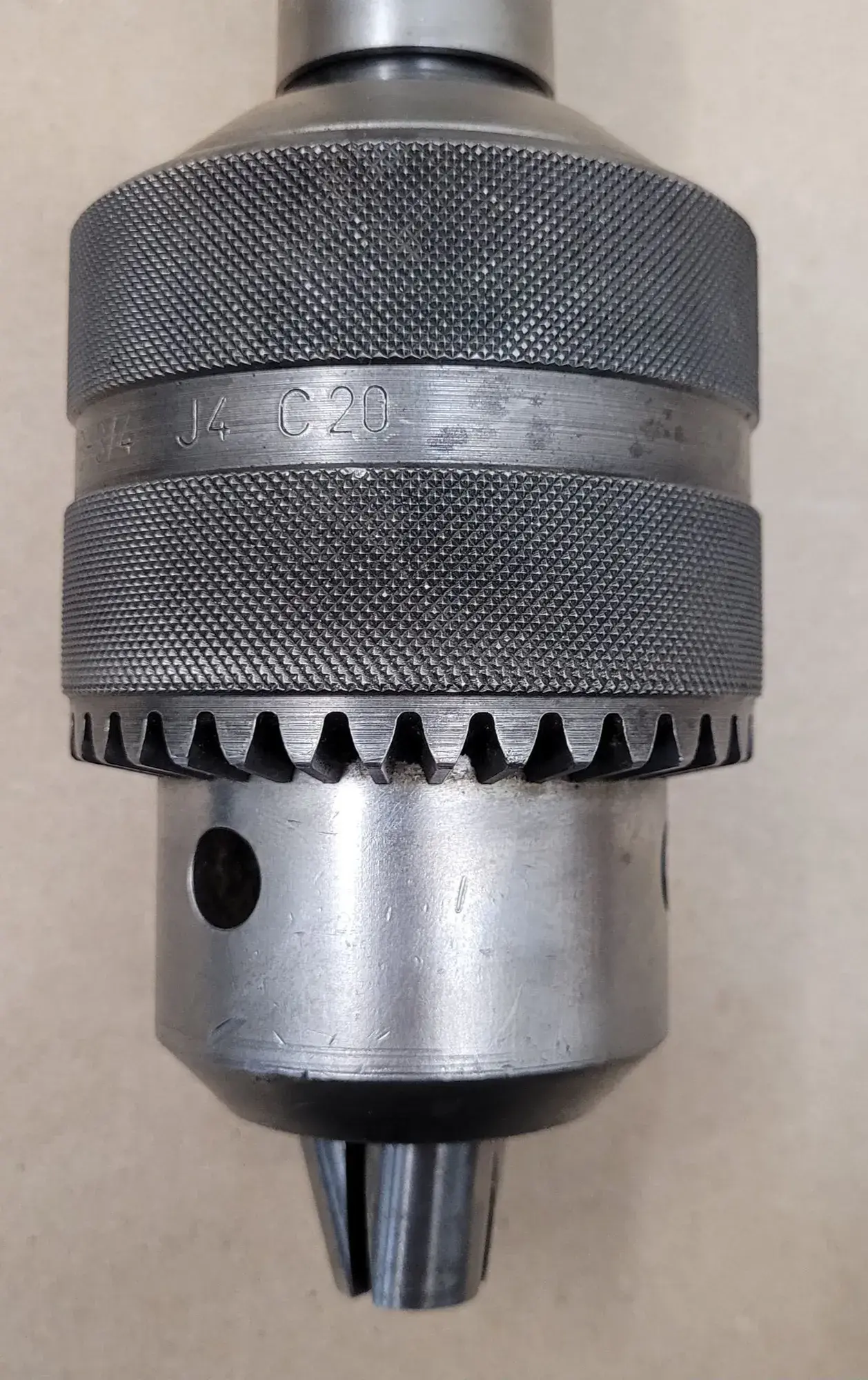 Rohm #215002, keyed ball bearing drill chuck, 4JT/4MT, 3/16" - 3/4" capacity - Image 4