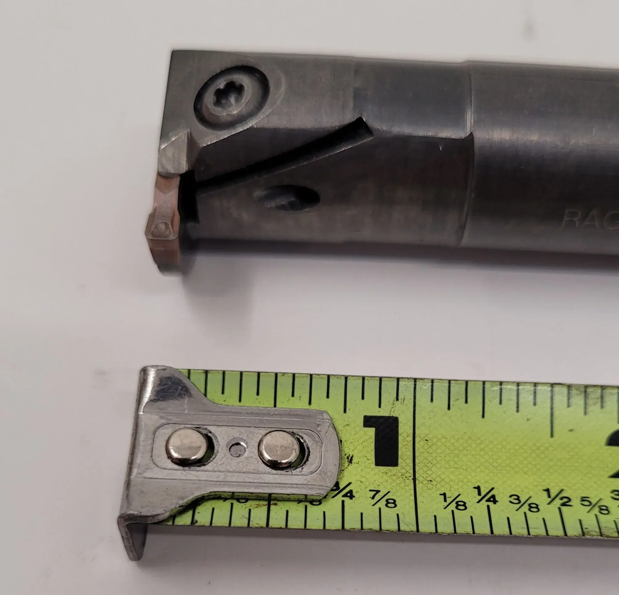 Sandvik Coromant #RAG 123G024-12B, boring bar, .75" diameter, 1.18" min. bore, 1.5" - 3" overhang - Image 2