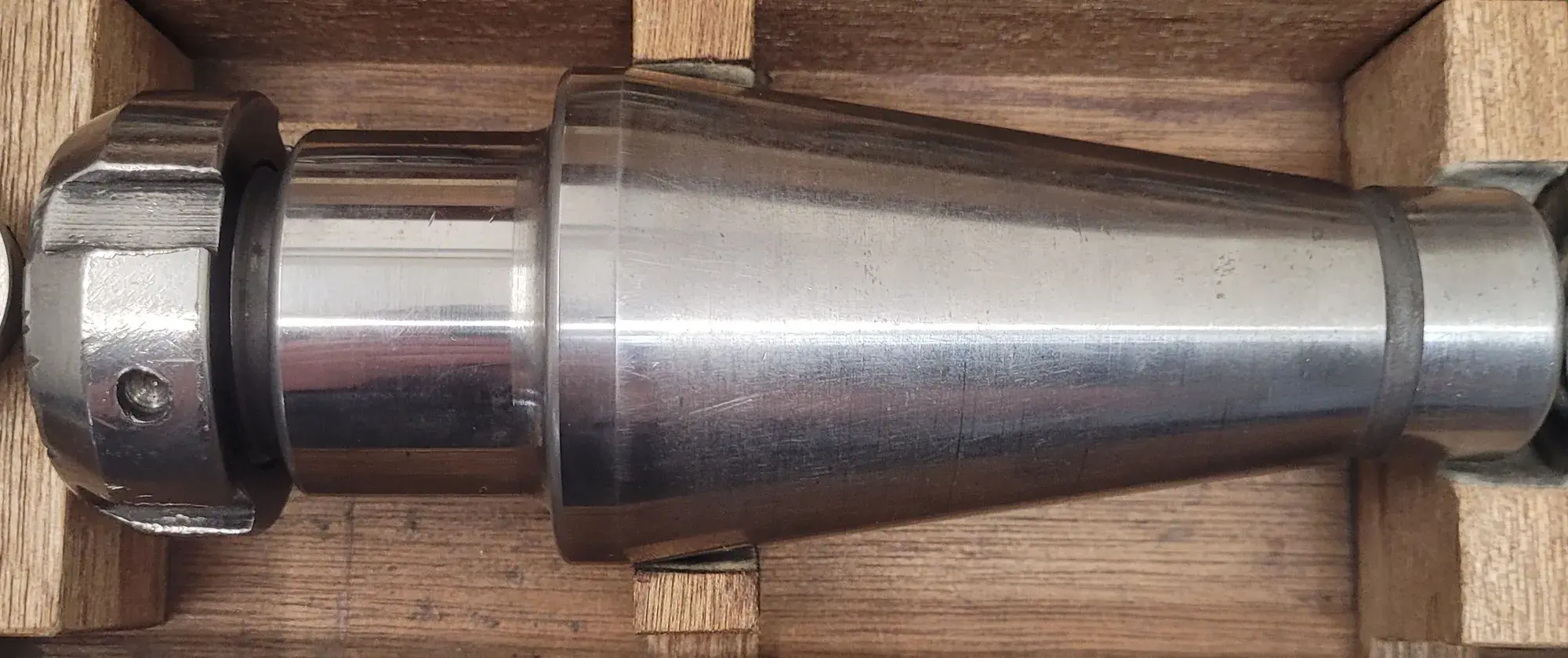 Spring collet chuck, NT50 adapter, 7-7/8" OAL, 2.44" nut diameter - Image 6