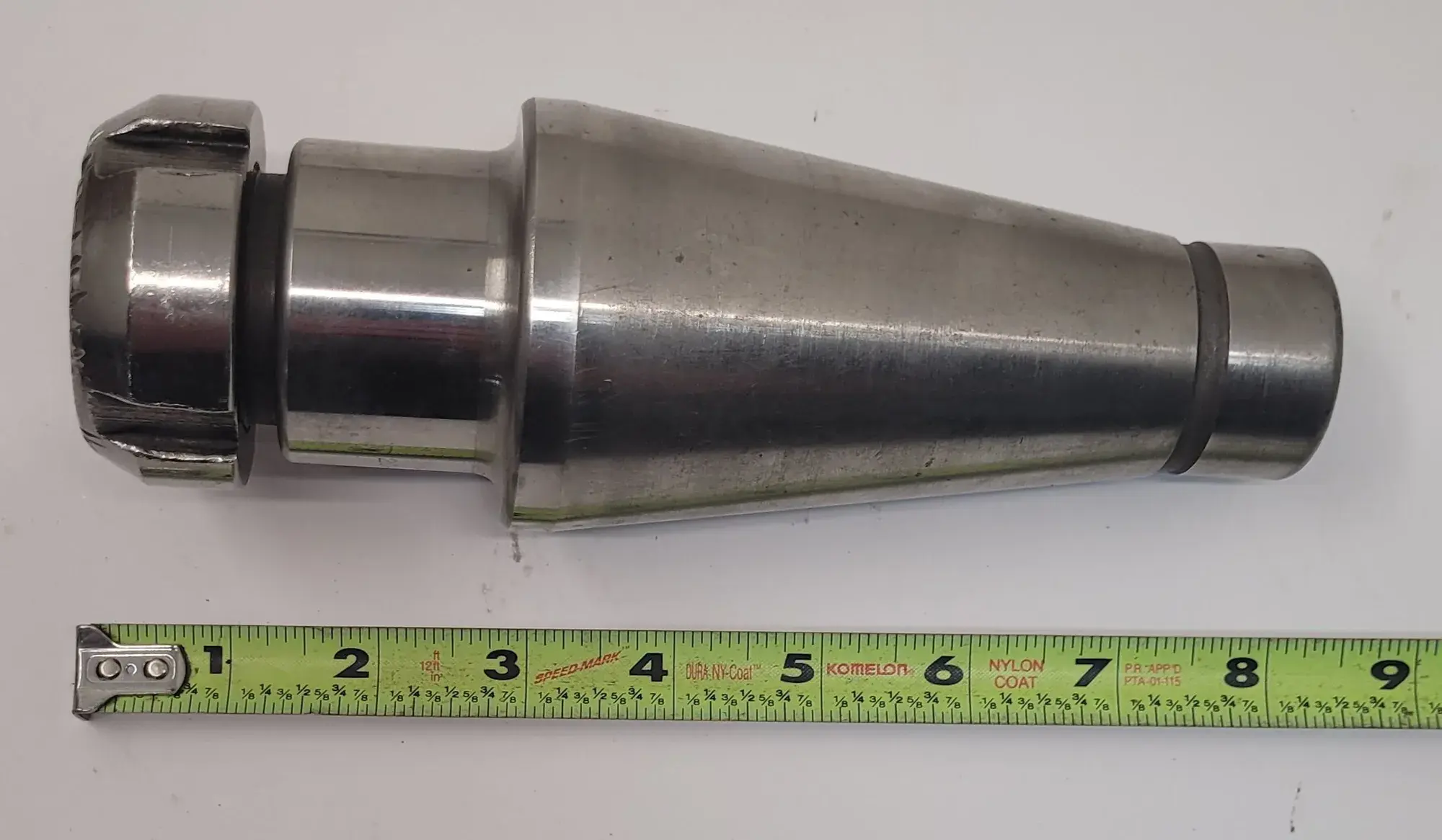Spring collet chuck, NT50 adapter, 7-7/8" OAL, 2.44" nut diameter - Image 8