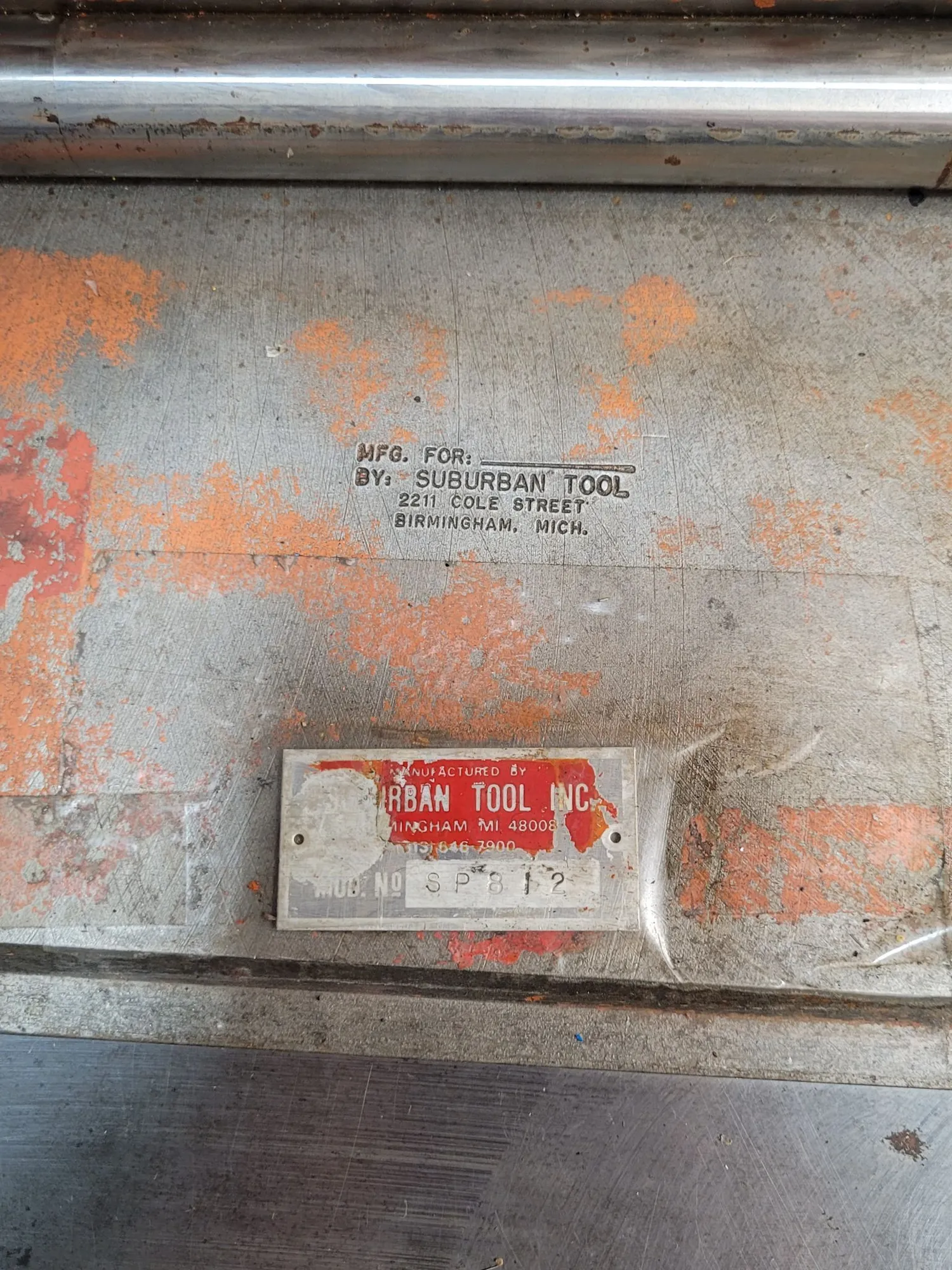 Suburban Tool #SP-812, sine plate - Image 2