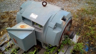 100 HP 1185 RPM Reliance, Frame 445TSC, Drip-Proof Ball Bearing, DDP, double shaft, 230/460 Volts - Image 3