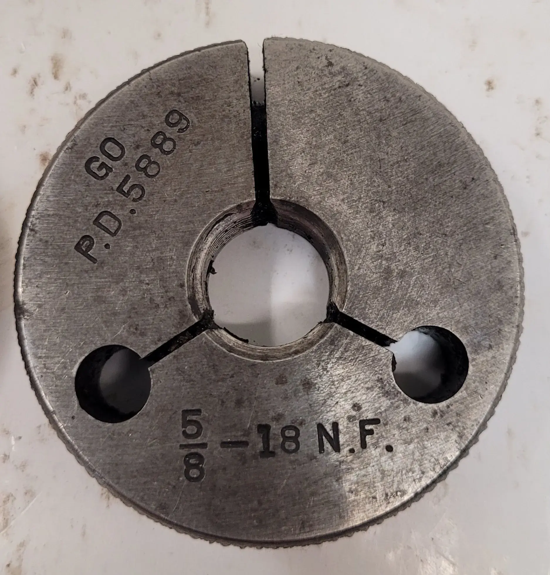 Taft-Peirce, thread ring gauges, LOT of 3, various sizes - Image 1