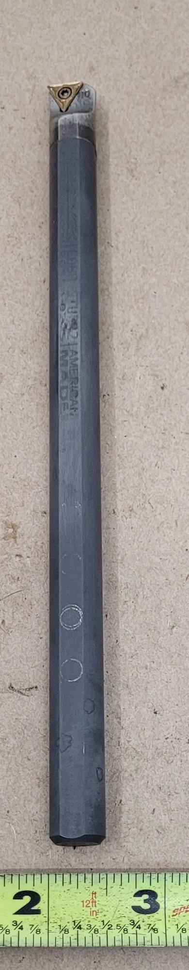 Ultra-Dex #C08R STUPR2, boring bar, 8" OAL, 0.5" shank, 0.6" min. bore, 93&deg; approach, right hand, positive - Image 4