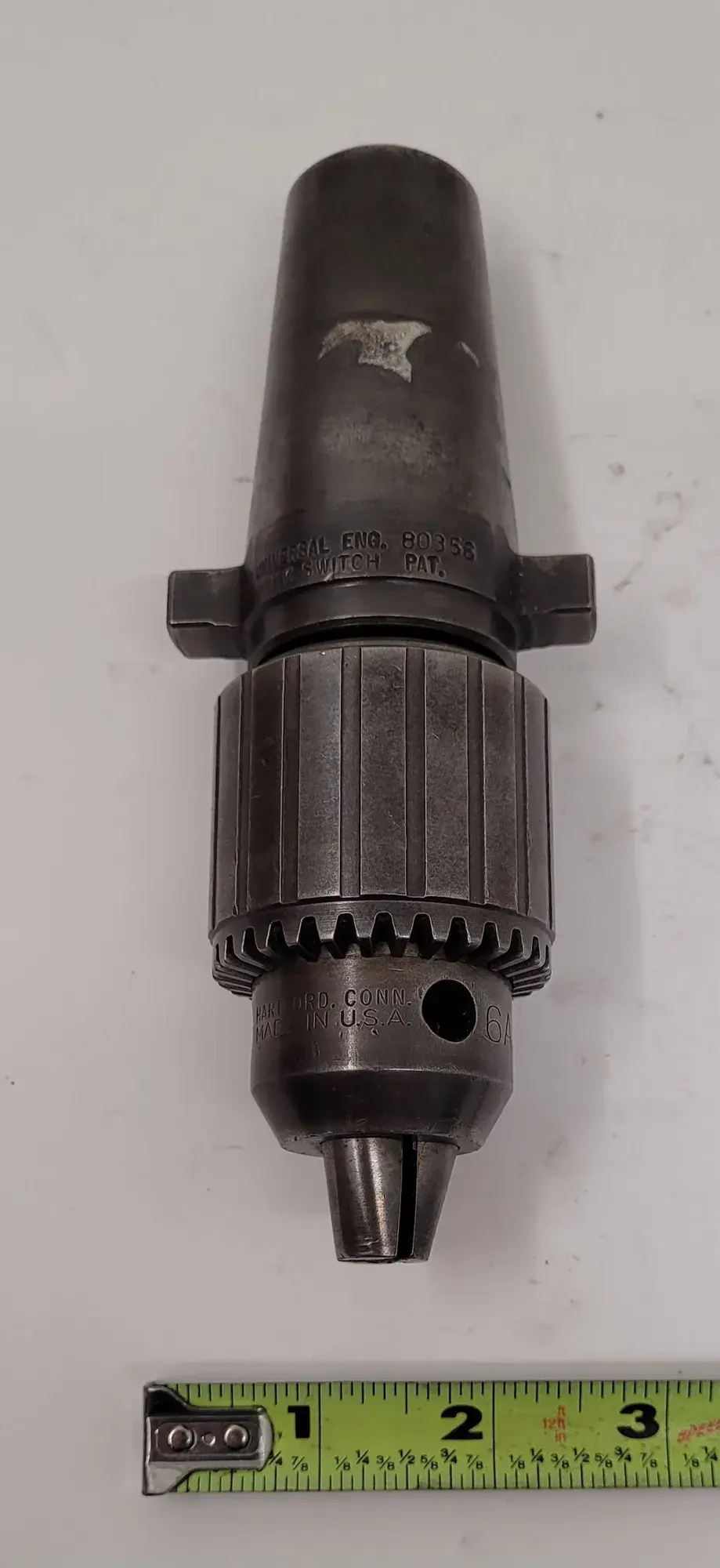 Universal Engineering #80356, Kwik Switch, w/Jacobs #6A 33JT drill chuck, 0-1/2" capacity - Image 8