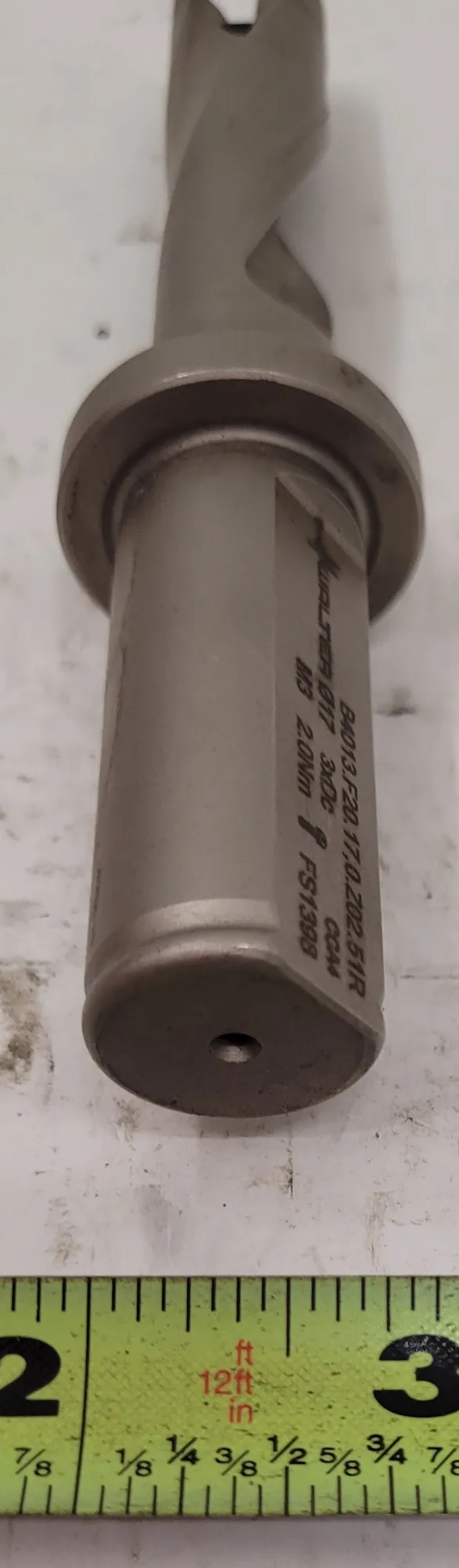 Walter #B4013.F20.17,0.Z02.51R, exchangeable drill tip, .669" - .708" cut diameter - Image 1