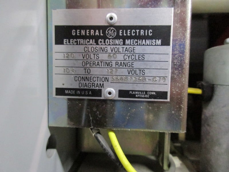 4000 Amps, General Electric, akr- 10f-100, electrically operated, drawout - Image 4
