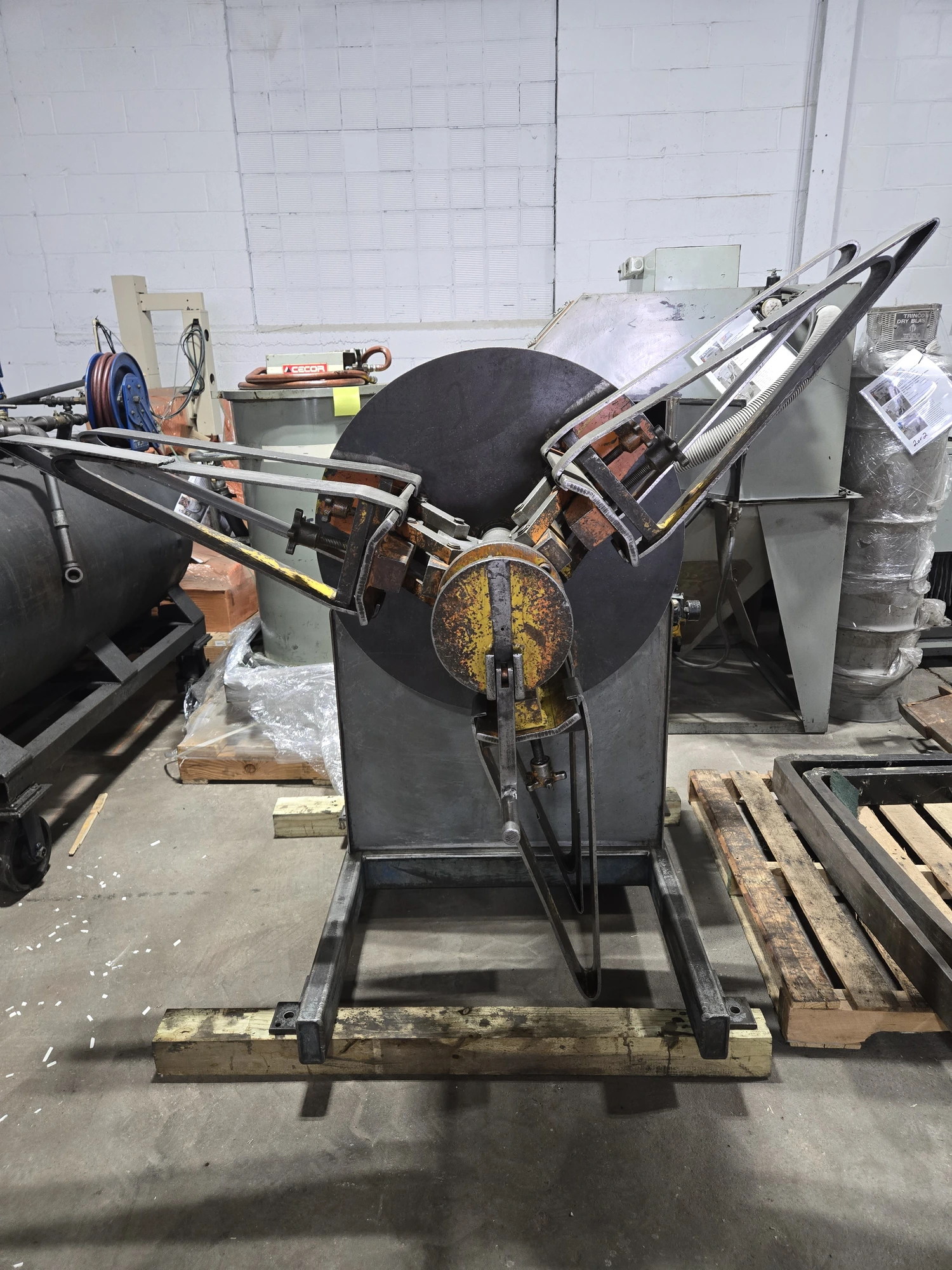 2500 lb. COE Press Equipment #CPR-PO-2512, pull off coil reel, 12" width, 60" outside dimensions, 16" - 21" - Image 2