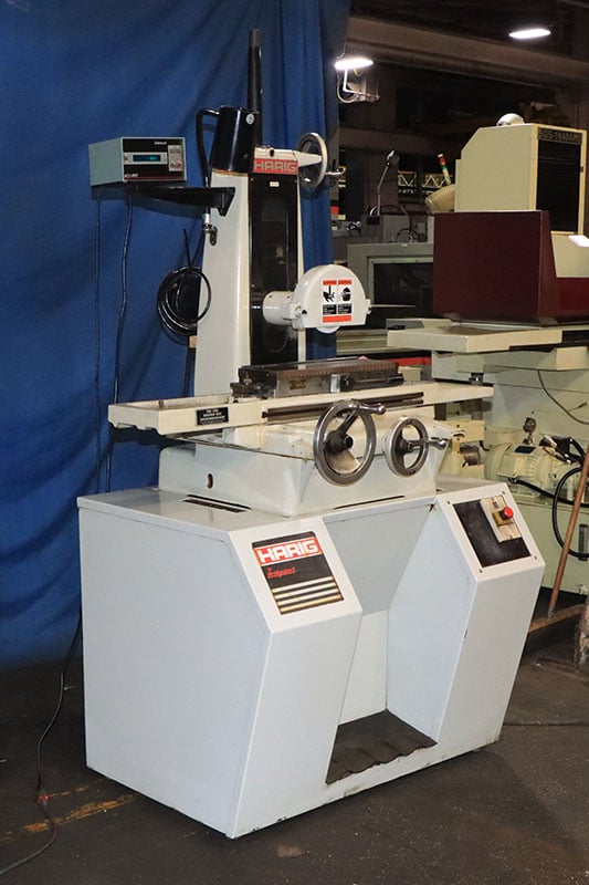 6" x 18" Harig #618, hand feed surface grinder, 7" x 1/2" x 1-1/4" wheel, Acu-Rite 1-axis digital read out - Image 2