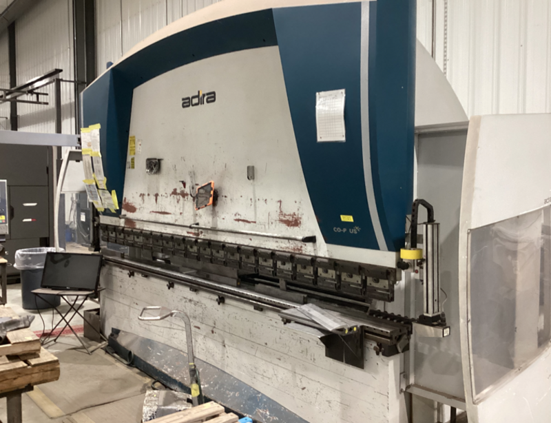 242 Ton, Adira #QIHD-22040PLS, hydraulic CNC press brake, 13' overall, 124" between housing, 7.87" stroke - Image 2