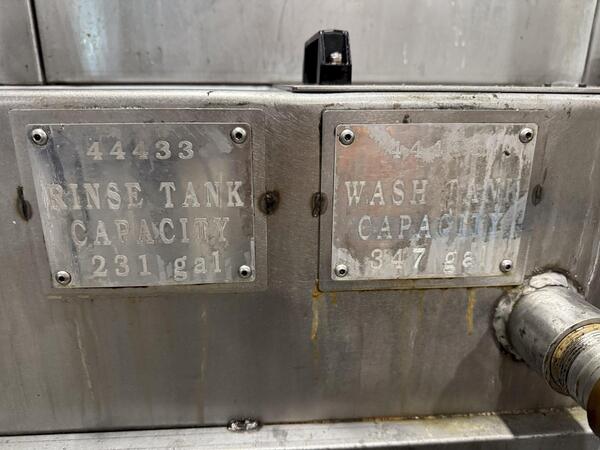 Midbrook, Hurricane #5030W/R/BO, 30" 3-stage Staibnless steel belt pass thru parts washer, 2003 - Image 7