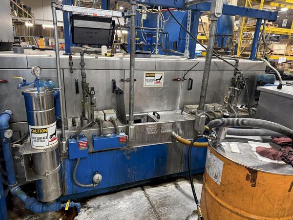 Midbrook, Hurricane #5030W/R/BO, 30" 3-stage Staibnless steel belt pass thru parts washer, 2003 - Image 8
