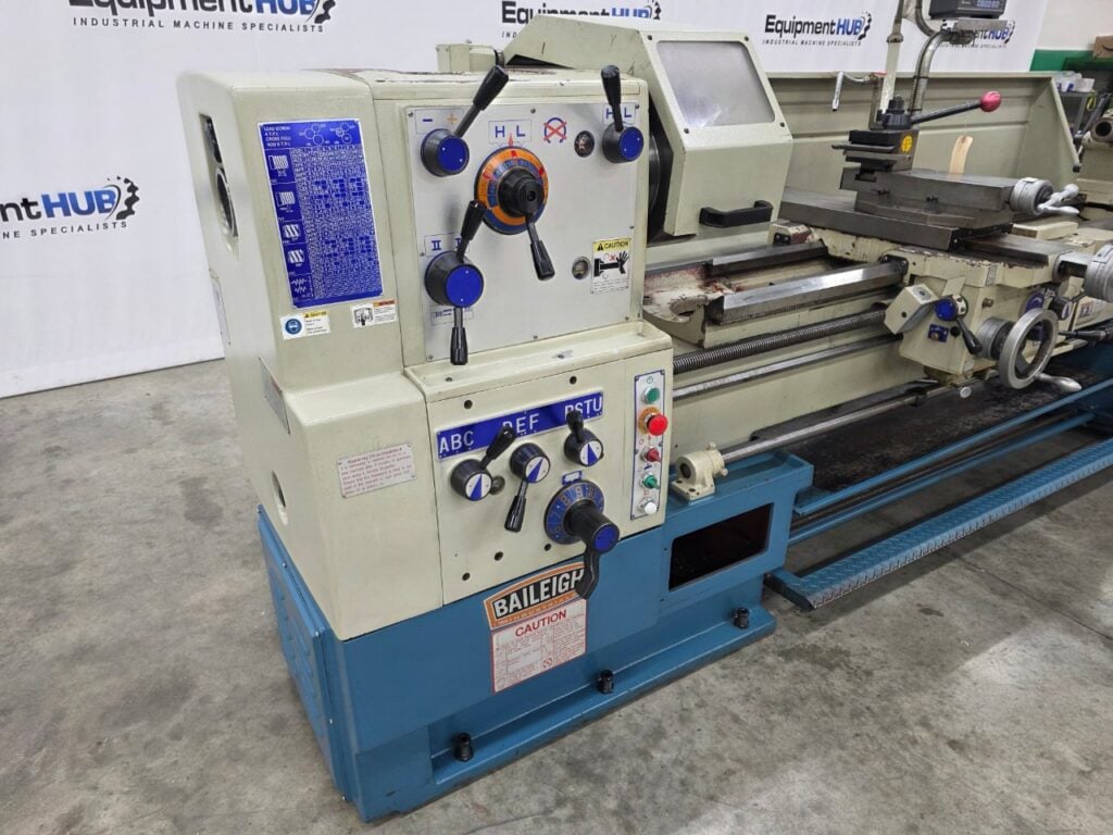 20" x 80" Baileigh #PL-2080, engine lathe, 13" swing over cross slide, Mitutoyo digital read out, steady - Image 2
