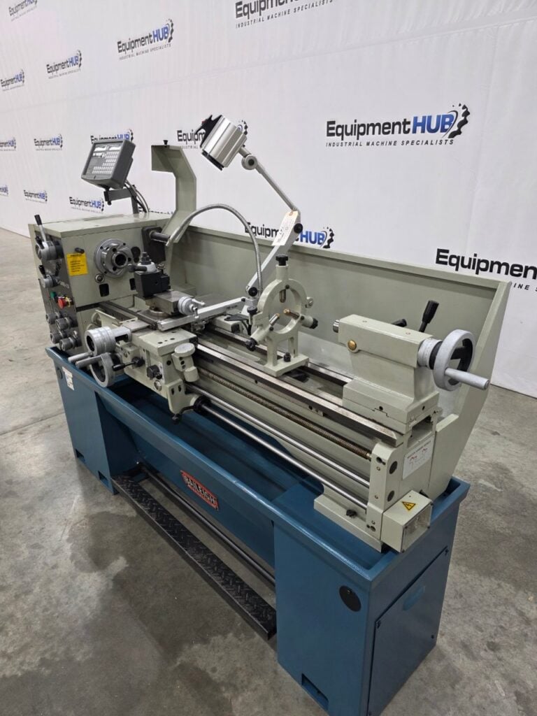 13" x 40" Baileigh #PL-13470E-1, engine lathe with digital read out, 8.26" swing over cross slide, 4-way tool - Image 4