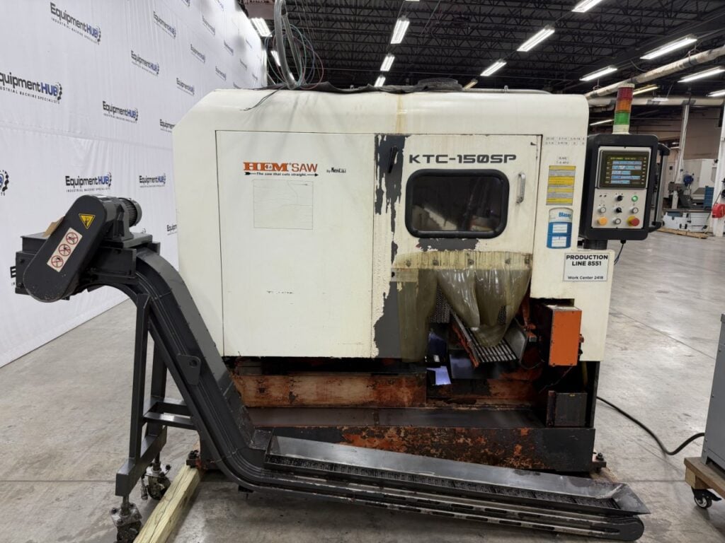 Hem #KTC-150SP, automatic CNC cold saw with automatic bar loader, 360mm blade, 25 HP, 2016 - Image 3