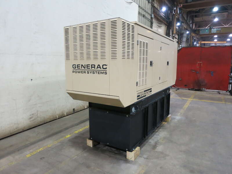 60 KW Generac #SD060, diesel generator set, 120/208 Volts, 93 HP @ 1800 RPM, Mitsubishi 4D34-T engine, sound - Image 2
