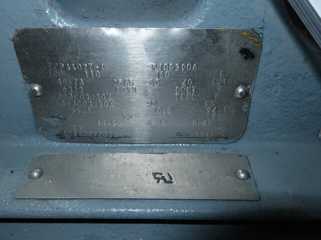 100 HP 3565 RPM Baldor #ECP4402T-4, Frame 405TS, 230/460 Volts, 3 phase, 60 Hz., AC Induction Motor - Image 4