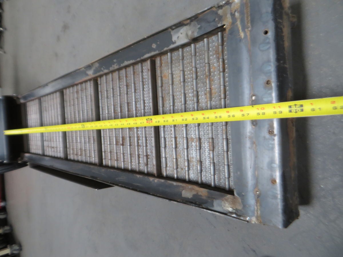 10" width x 60" L Jorgensen Conveyor #10-1117-A, Hinged Steel Belt Conveyor, 220 V., 3 Ph. - Image 3