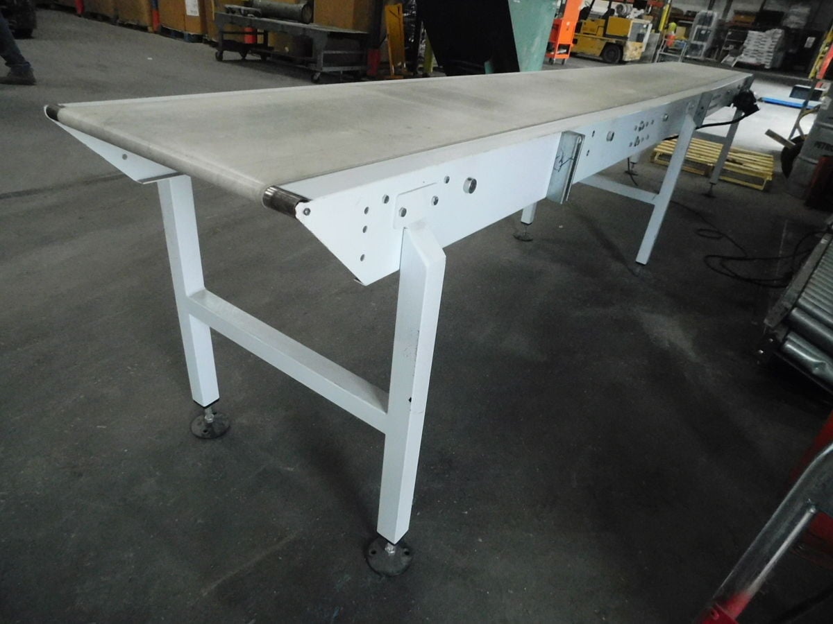 23" width x 15' L Shrink Tech Systems #STS-CB1523, Steel Belt Conveyor, 120 V., 1 Ph. - Image 2