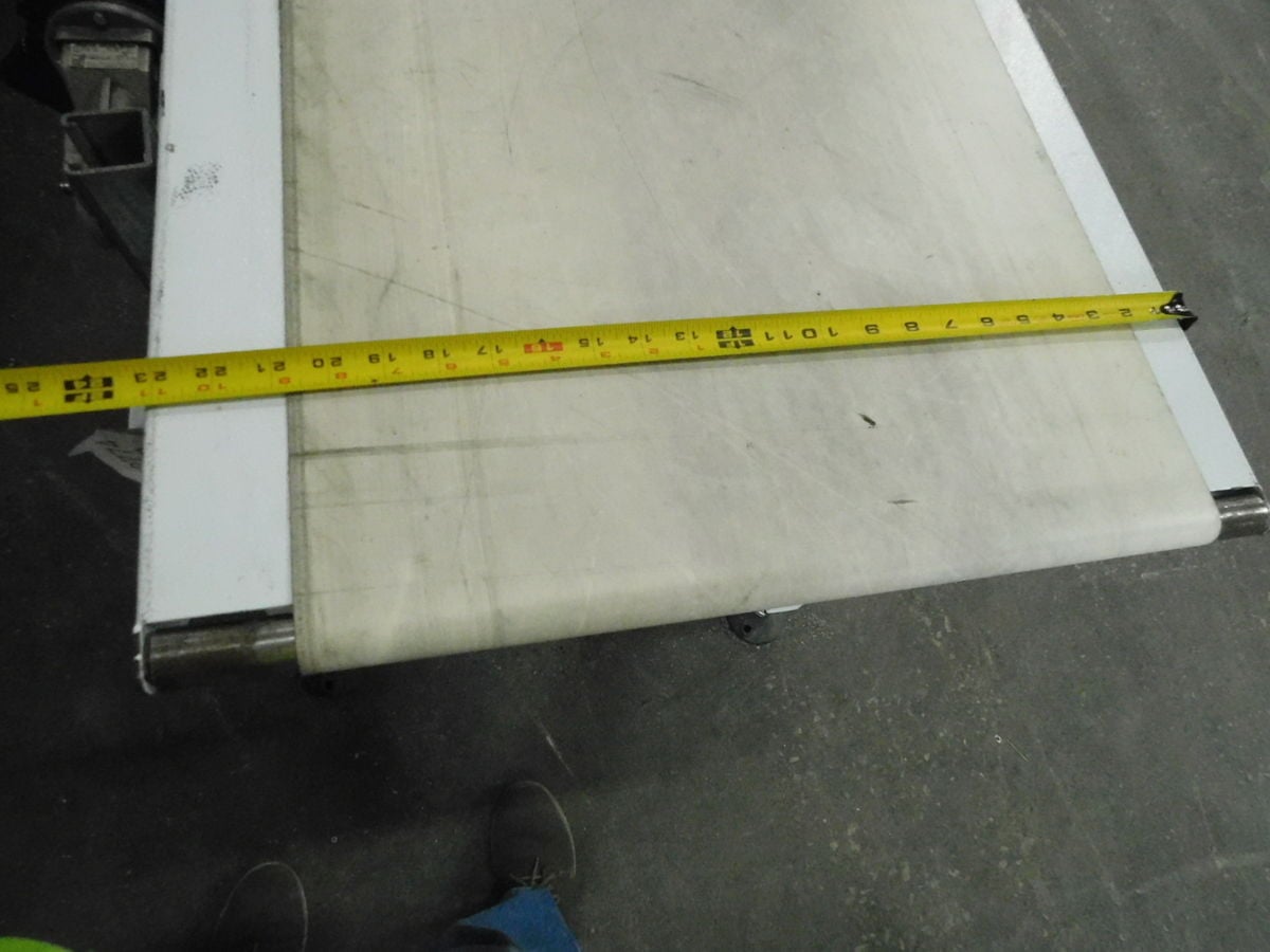 23" width x 15' L Shrink Tech Systems #STS-CB1523, Steel Belt Conveyor, 120 V., 1 Ph. - Image 3