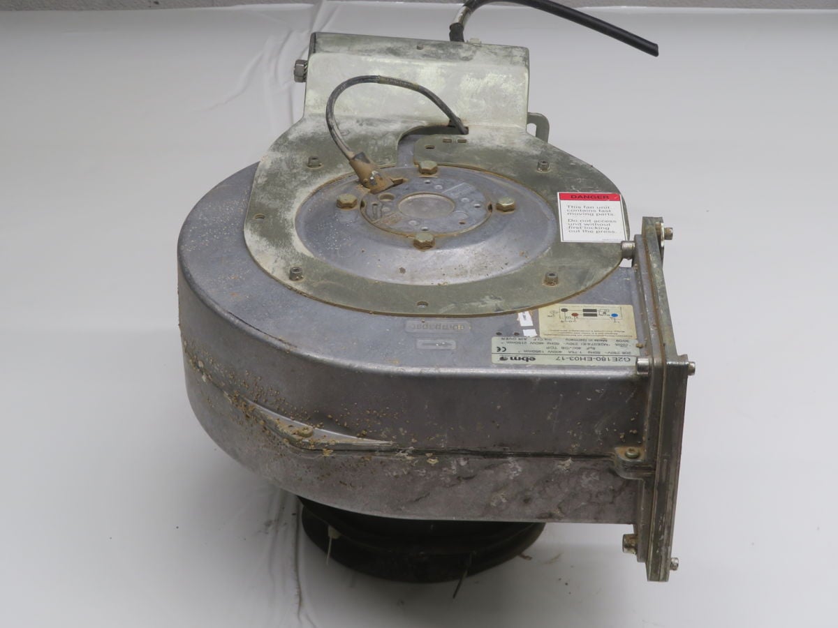 375 CFM, EBM Papst #G2E180-EH03-17, Centrifugal Fan, 2150 RPM, 415 width, 230 V. (2 available) - Image 4