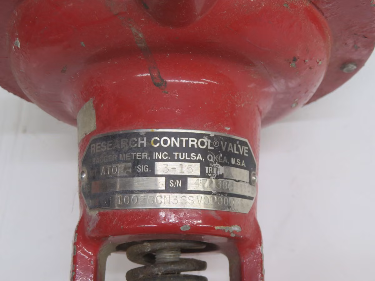 Badger Meter #1002GCN36CV0PBLN36, Research Control Valve, Globe Body, Series 1000, LOT of 5 - Image 10