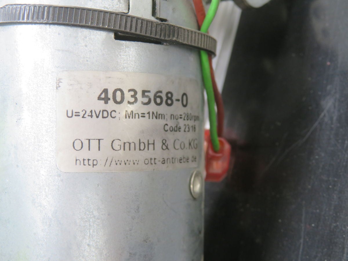 10" width x 58" L Dunkermotoren #403568-0, Band Belt Conveyor Assembly, 24 V. DC, 280 RPM, 1 NM - Image 3
