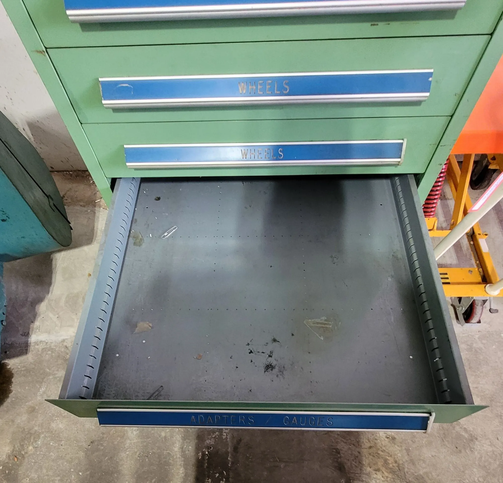 Stanley Vidmar, 10-Drawer Industrial Storage Cabinet, 59-1/4" H x 30" width x 27-5/8" D - Image 8