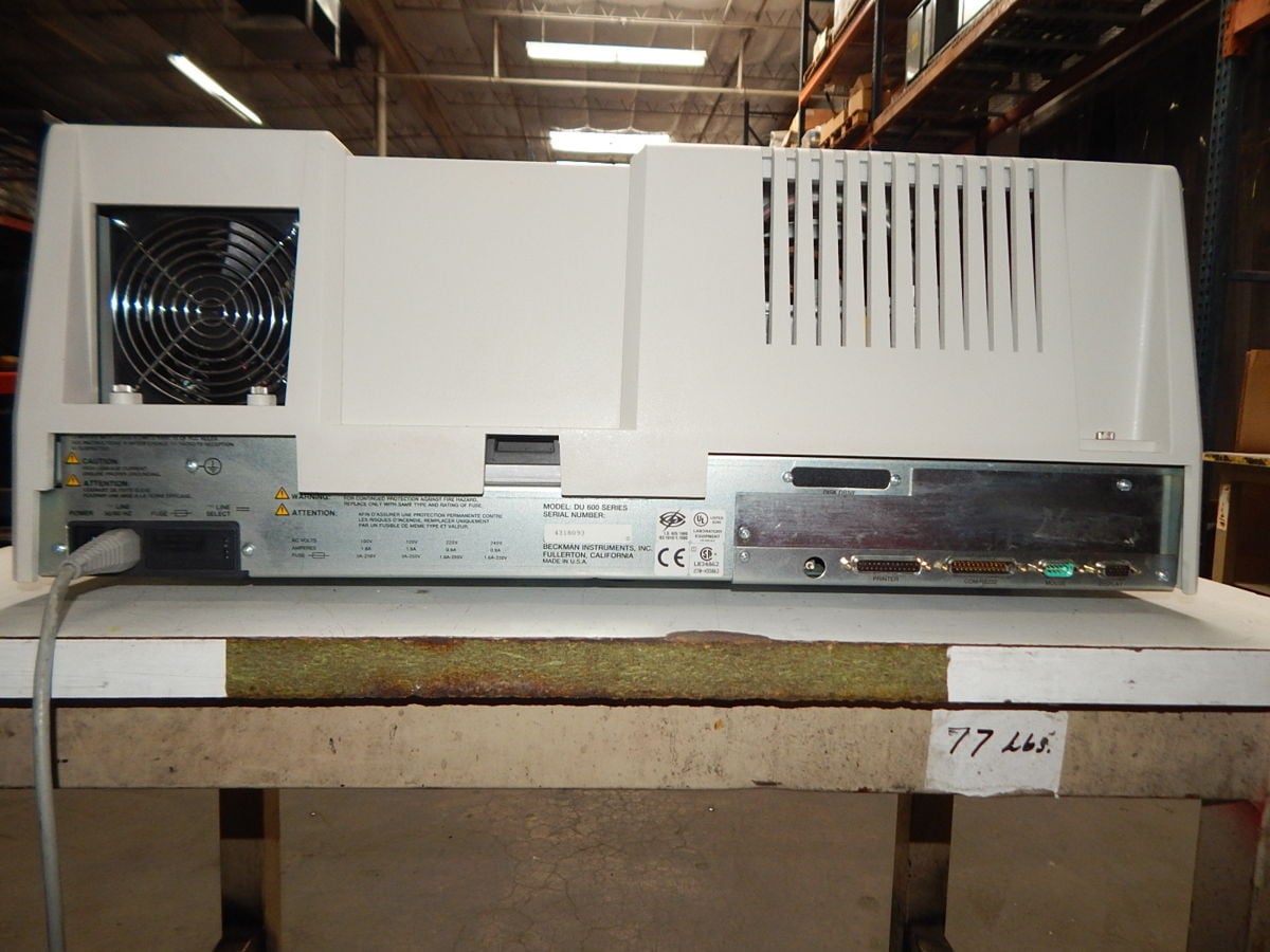 Beckman Instruments #DU-640, Spectrophotometer, 120/240 V., 1 Ph. - Image 6