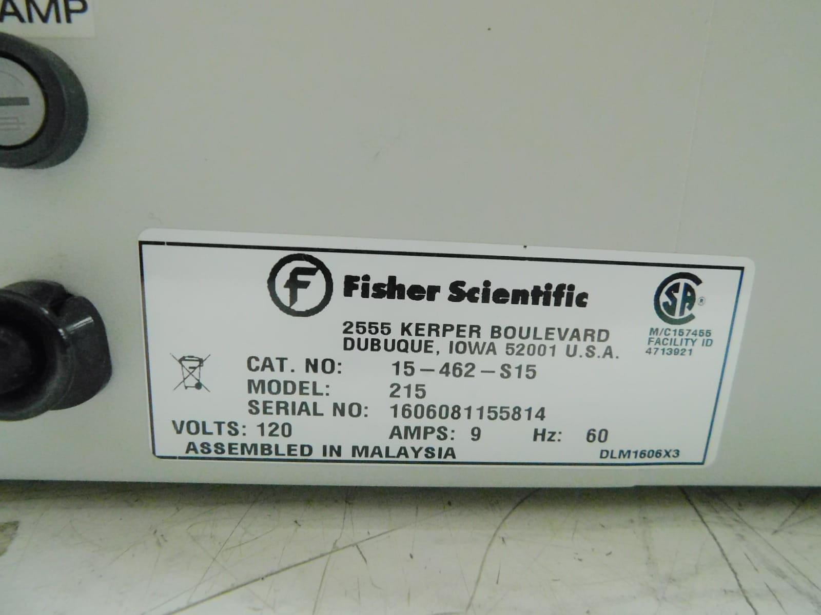 Fisher Scientific #215, Isotemp Dual Digital Water Bath, 120 V., 1 Ph. - Image 6