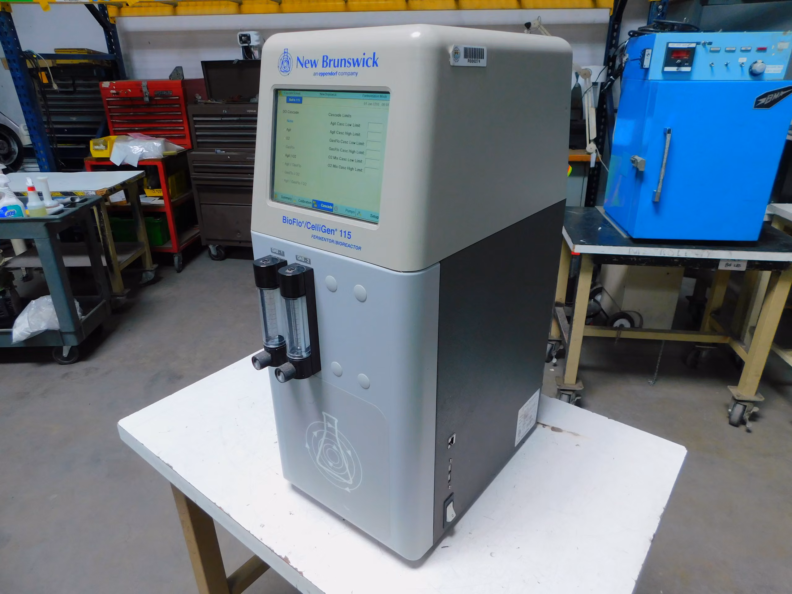 New Brunswick BioFlo/CelliGen #115, Benchtop Fermentor Bioreactor, 120 V., 1 Ph. - Image 2