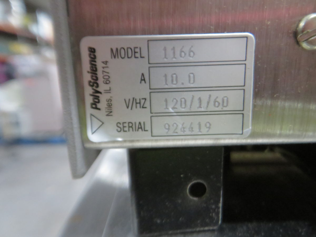 PolyScience #1166, Digital Heated Refrigerated Recirculating Chiller, 120 V., 1 Ph., AS IS - Image 5