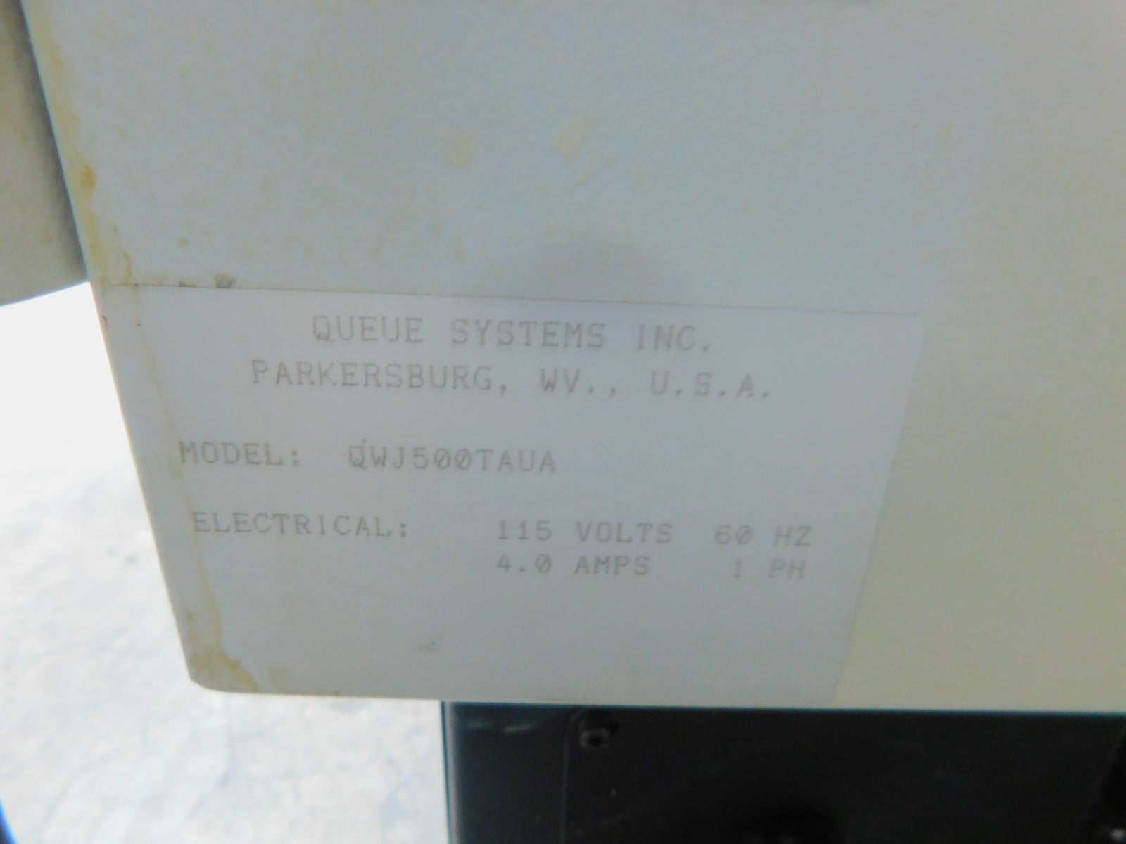 Queue #QWJ500TAUA, Environmental Chamber, 120 V., 1 Ph. - Image 6