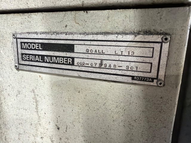 13" x 40" Doall #LT13, Engine Lathe, D1-6 Spindle, MT3 Tailstock, 2500 RPM, 5 HP - Image 7