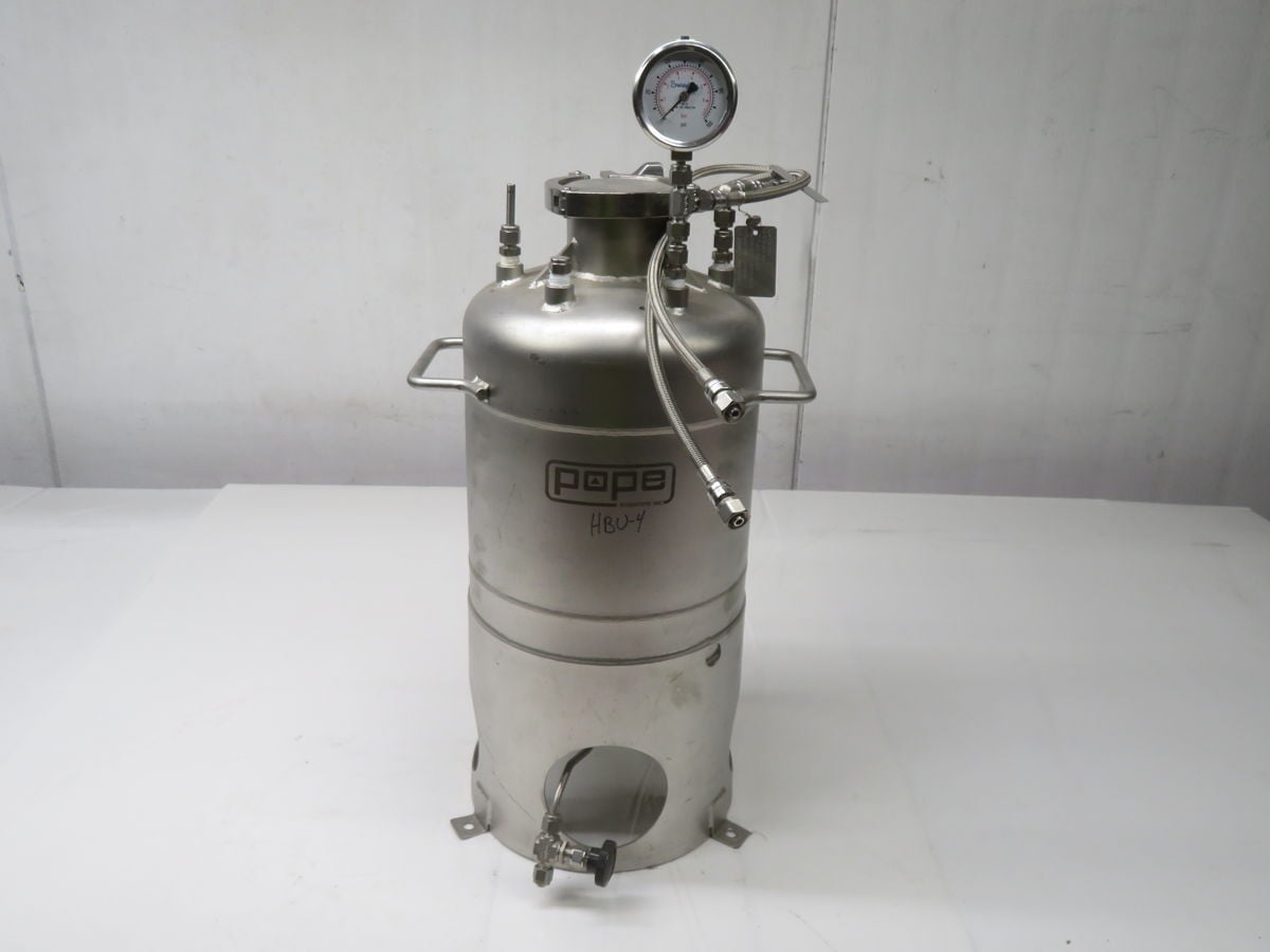 3 Gallon Pope Scientific, Stainless Steel Pressure Vessel, T-316L - Image 4