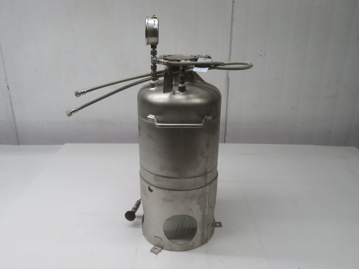 3 Gallon Pope Scientific, Stainless Steel Pressure Vessel, T-316L - Image 5
