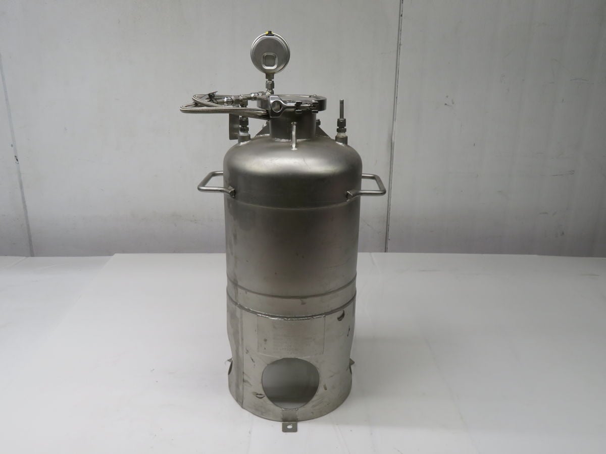 3 Gallon Pope Scientific, Stainless Steel Pressure Vessel, T-316L - Image 6