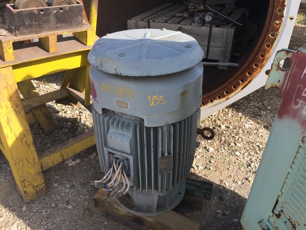 75 HP 3540 RPM Reliance, Frame 365LP, TEFC, VSS, vertical solid shaft, 230/460 Volts - Image 1