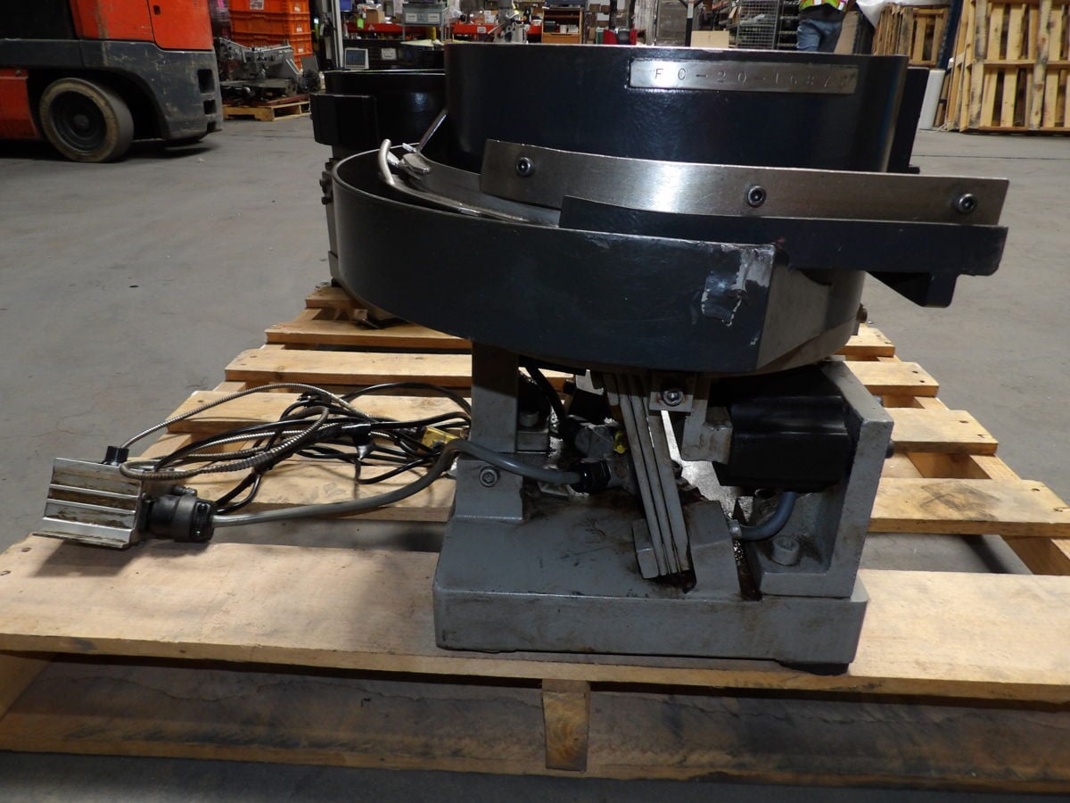 Vibratory Bowl Feeder, counter clock wise, 12" diameter, 120 V., 1 Ph. - Image 3