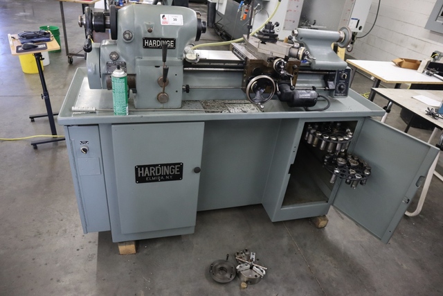 11" x 18" Hardinge #HLV-H, toolroom precision lathe, 6.5" swing over cross slide, 1-1/16" bar, 5C, 125-3,000 - Image 1