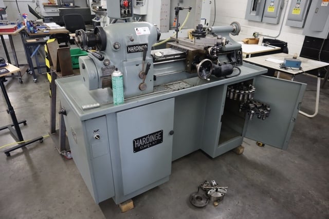 11" x 18" Hardinge #HLV-H, toolroom precision lathe, 6.5" swing over cross slide, 1-1/16" bar, 5C, 125-3,000 - Image 2