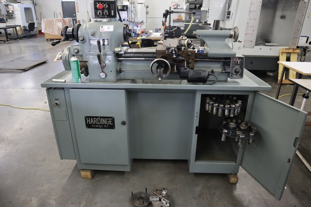 11" x 18" Hardinge #HLV-H, toolroom precision lathe, 6.5" swing over cross slide, 1-1/16" bar, 5C, 125-3,000 - Image 4
